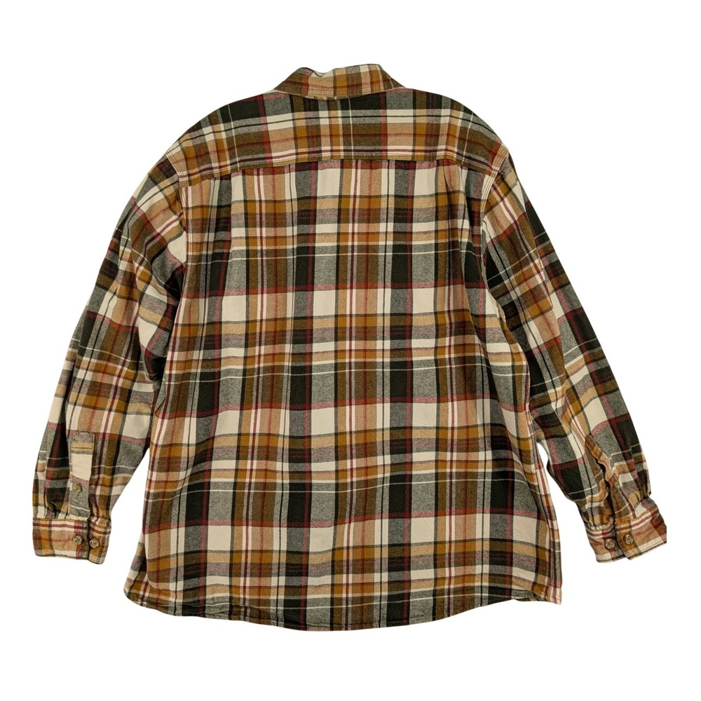 Ridgecut Toughwear Flannel Shirt XL Multicolor Plaid Cotton Heavy Workwear - Picture 2 of 7